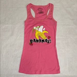 Juniors Gone Bananas! Scoop Neck Tank Top